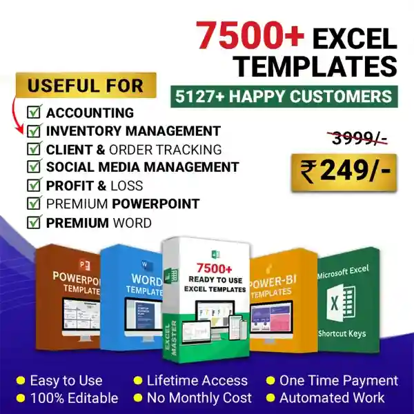 5000+ AI Powered Excel Templates!