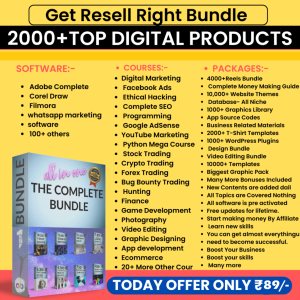2000+ Top Digital Products Resell Rights