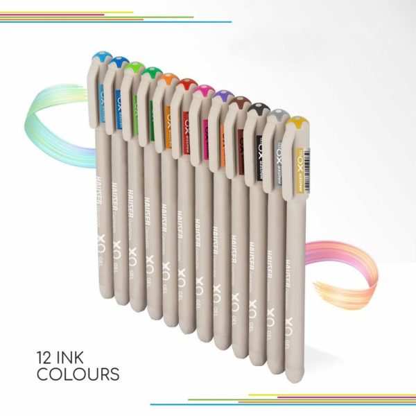 Flair Hauser XO Multicolor Gel Pen with Hard Box Case