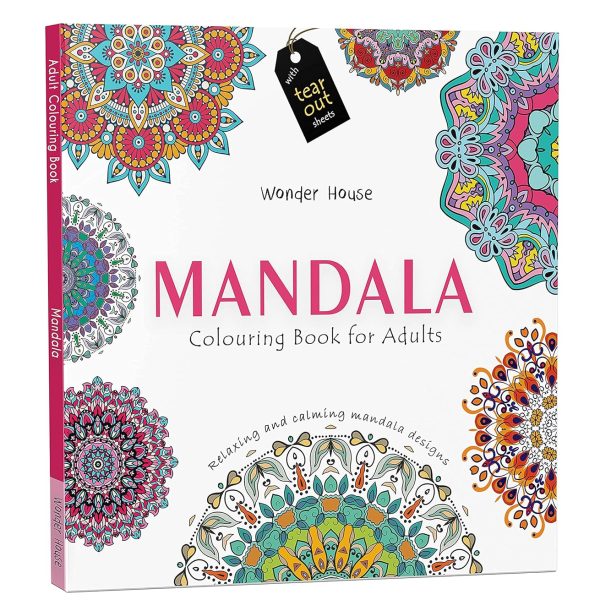 Mandala: Colouring books for Adults with tear out sheets