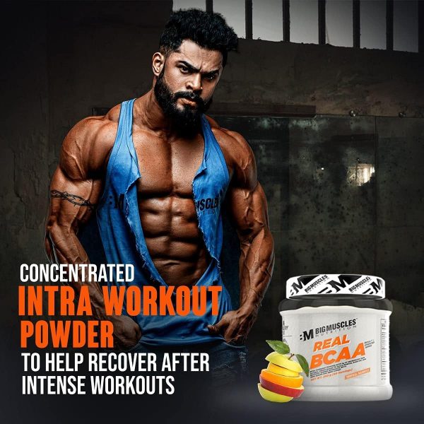 Bigmuscles Nutrition Real BCAA with Electrolytes [50 Servings, Tropical Madness]