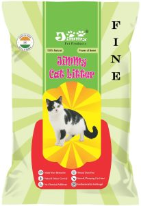JiMMy Pet Products Clumping Bentonite Cat Litter Sand Fine Litter Sand for cat (25 Kg) athira pets