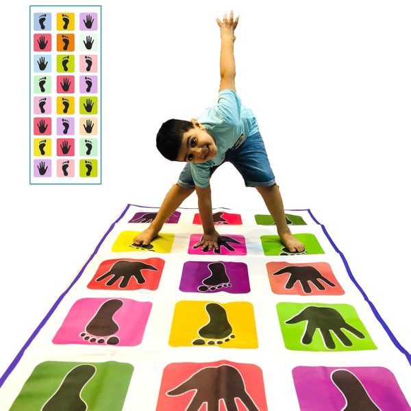 Kids Mandi Hopscotch Game | Jumbo Kids Play Mat (40" x 108")