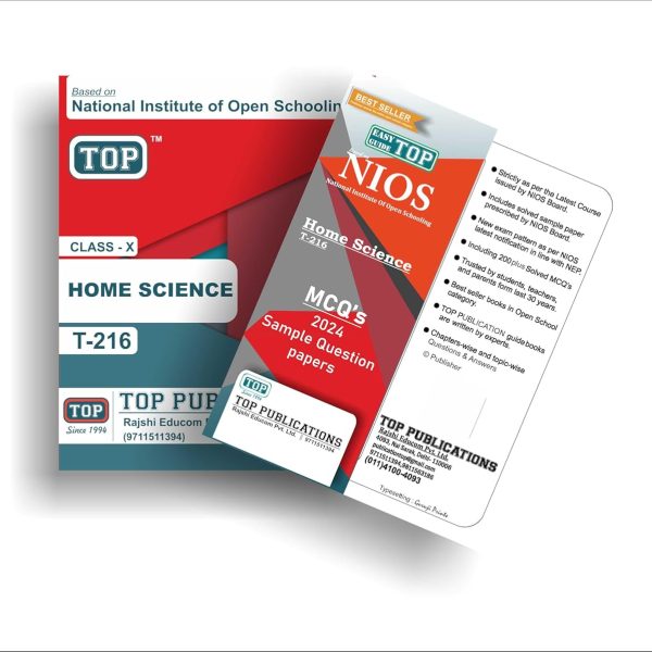 TOP NIOS Home Science Guide Class 10 (T-216)