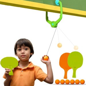 TOY IMAGINE Indoor Hanging Table Tennis Trainer for Kids – Table Tennis Set with Bat & Ball athira kids