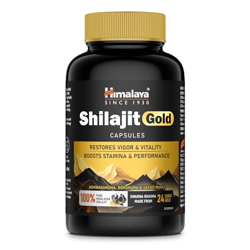 Himalaya Shilajit Gold - Bottle of 20 Capsules