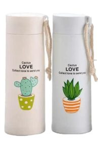 cactus love water bottle 450ml - athira web services